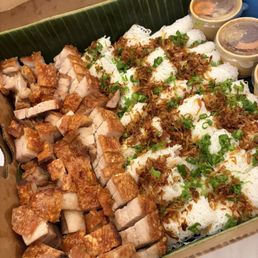Crispy roasted pork platter Crispy roasted pork platter