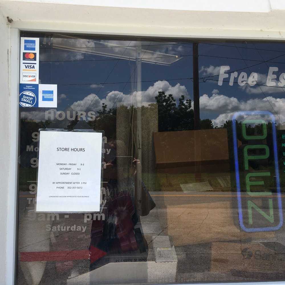 Longwood Vacuum - Hours and free estimates! - Appliances & Repair Near Me - Eustis, Florida Longwood Vacuum - Hours and free estimates! - Appliances & Repair Near Me - Eustis, Florida