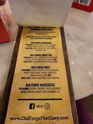 Menu photo 8 Old Forge Distillery Pigeon Forge, TN Menu photo 8 Old Forge Distillery Pigeon Forge, TN