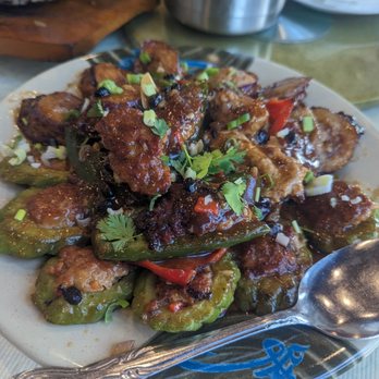 Zhen Restaurant - Stuffed pepper and bittermelon - Chinese Near Me - Millbrae, California Zhen Restaurant - Stuffed pepper and bittermelon - Chinese Near Me - Millbrae, California