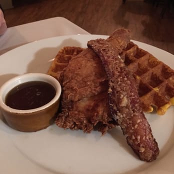 Radish & Rye - The special of chicken and squash flower waffles - New American Near Me - Santa Fe, New Mexico Radish & Rye - The special of chicken and squash flower waffles - New American Near Me - Santa Fe, New Mexico