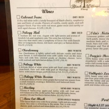 Black Willow Winery - The wine list - Wineries Near Me - Burt, New York Black Willow Winery - The wine list - Wineries Near Me - Burt, New York