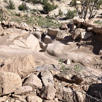 Puye Cliff Dwellings - Steps worn into the rock from 800 years of Indians - Tours Near Me - Espanola, New Mexico Puye Cliff Dwellings - Steps worn into the rock from 800 years of Indians - Tours Near Me - Espanola, New Mexico