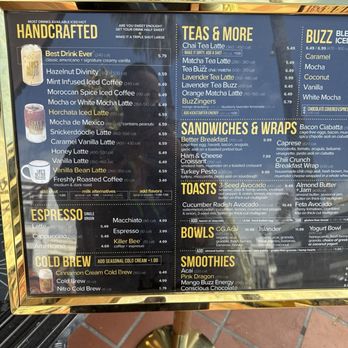 Better Buzz Coffee - Menu - Coffee & Tea Near Me - San Diego, California Better Buzz Coffee - Menu - Coffee & Tea Near Me - San Diego, California