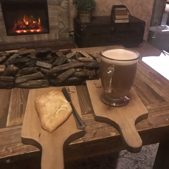 Ella Cafe - Chai Tea and Almond Croissant. - Coffee & Tea Near Me - Plantation, Florida Ella Cafe - Chai Tea and Almond Croissant. - Coffee & Tea Near Me - Plantation, Florida