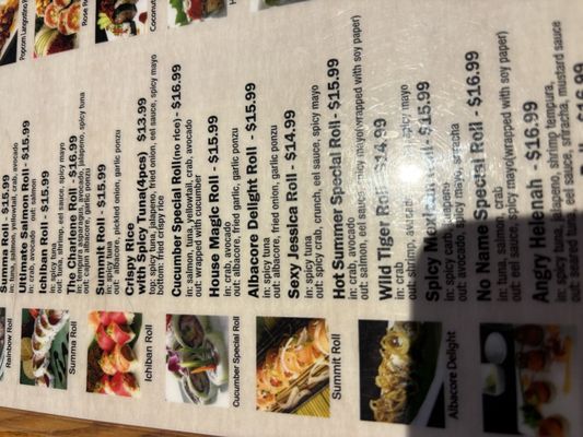 Menu photo 1 Summa Sushi Fontana, CA Menu photo 1 Summa Sushi Fontana, CA
