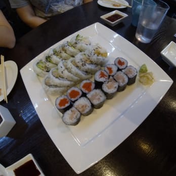 Sushi 5 - forgot the name but this is $12.95 for 6 pcs each of California Roll, Dynamite Roll, Salmon Roll, Tuna Roll - Japanese Near Me - North Vancouver, British Columbia Sushi 5 - forgot the name but this is $12.95 for 6 pcs each of California Roll, Dynamite Roll, Salmon Roll, Tuna Roll - Japanese Near Me - North Vancouver, British Columbia