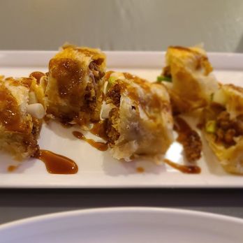 Thai Tyme - Duck Roll at Thai Tyme is so good you'll grow wings and float with delight. - Thai Near Me - Manassas, Virginia Thai Tyme - Duck Roll at Thai Tyme is so good you'll grow wings and float with delight. - Thai Near Me - Manassas, Virginia