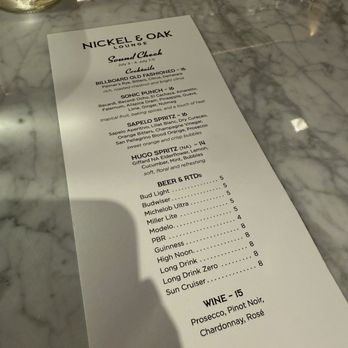 Nickel & Oak - Menu - Jazz & Blues Near Me - Savannah, Georgia Nickel & Oak - Menu - Jazz & Blues Near Me - Savannah, Georgia