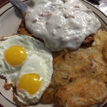 Flo's Coffee Shop - Country Fried Chicken Steak with Homestyle Fries and Sunny Side Up Eggs - Diners Near Me - El Monte, California Flo's Coffee Shop - Country Fried Chicken Steak with Homestyle Fries and Sunny Side Up Eggs - Diners Near Me - El Monte, California