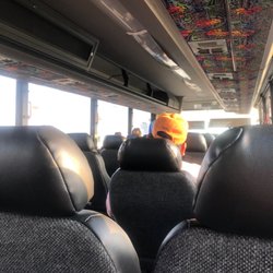 Greyhound Bus Station - Photo from the inside of the bus