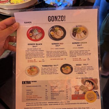 GONZO!  - Ramen Near Me - Carlsbad, California