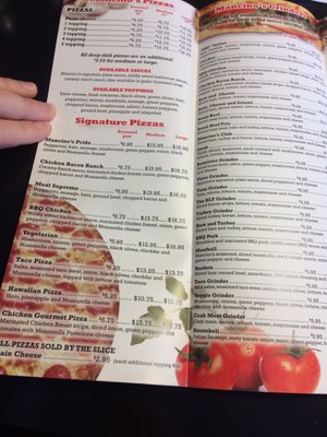 Menu photo 1 Mancino's Pizza & Grinders Columbus, IN Menu photo 1 Mancino's Pizza & Grinders Columbus, IN