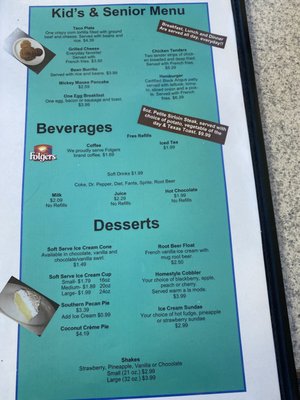 Menu photo 1 The Crane Cafe Lemitar, NM