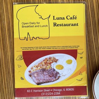 Lasalle Cafe Luna - That's a cool logo of a crescent moon over the Chicago skyline! - Breakfast & Brunch Near Me - Chicago, Illinois Lasalle Cafe Luna - That's a cool logo of a crescent moon over the Chicago skyline! - Breakfast & Brunch Near Me - Chicago, Illinois