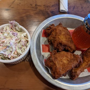 The Eagle Charlotte - Quarter chicken with cole slaw at The Eagle Food & Beer Hall - Southern Near Me - Charlotte, North Carolina The Eagle Charlotte - Quarter chicken with cole slaw at The Eagle Food & Beer Hall - Southern Near Me - Charlotte, North Carolina