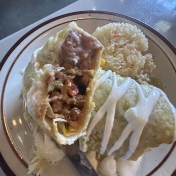 Old Town Burrito - Pork Adobada Burrito with green sauce - Chicken Shop Near Me - Wichita, Kansas Old Town Burrito - Pork Adobada Burrito with green sauce - Chicken Shop Near Me - Wichita, Kansas