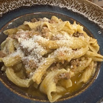 Finisterrae - Trofie al ragu di agnello al punta di coltello (€20) - Italian Near Me - Florence, FI