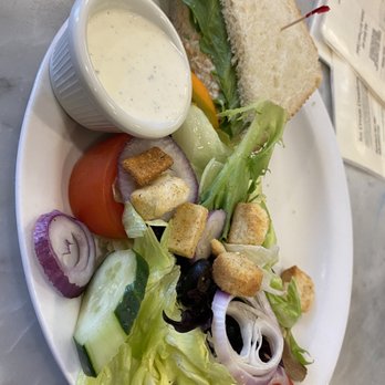 Fenton's Creamery - 1/2 Tuna sandwich with salad - Ice Cream & Frozen Yogurt Near Me - Vacaville, California Fenton's Creamery - 1/2 Tuna sandwich with salad - Ice Cream & Frozen Yogurt Near Me - Vacaville, California