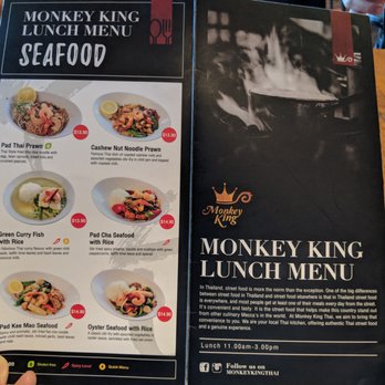Monkey King Thai Restaurant - Lindfield - Lunch Menu Monkey King Thai Restaurant - Lindfield 7/2018 - Thai Near Me - Lindfield, NSW Monkey King Thai Restaurant - Lindfield - Lunch Menu Monkey King Thai Restaurant - Lindfield 7/2018 - Thai Near Me - Lindfield, NSW