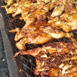 Pollos Asados El Jaimito - New chicken business in El Sereno! $20 gets you whole chicken, tortillas, rice, beans, salsa, cebolla asada y jalapeño asados.