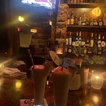 Kona Club - Virgin piña colada and a macadamia nut chi chi with rum instead of vodka - Tiki Bars Near Me - Oakland, California Kona Club - Virgin piña colada and a macadamia nut chi chi with rum instead of vodka - Tiki Bars Near Me - Oakland, California