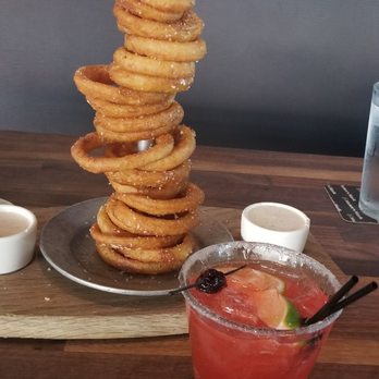Yard House - Tower of rings. - New American Near Me - Oxnard, California Yard House - Tower of rings. - New American Near Me - Oxnard, California