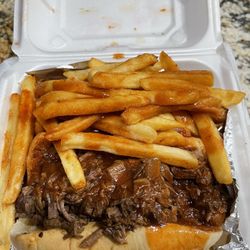 Terrell's Eat The Bone BBQ - Smokehouse Brisket Sandwich French Fries