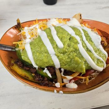 Señor Grubby's - Veggie Fajita Bowl with Choriqueso - Mexican Near Me - Oceanside, California Señor Grubby's - Veggie Fajita Bowl with Choriqueso - Mexican Near Me - Oceanside, California