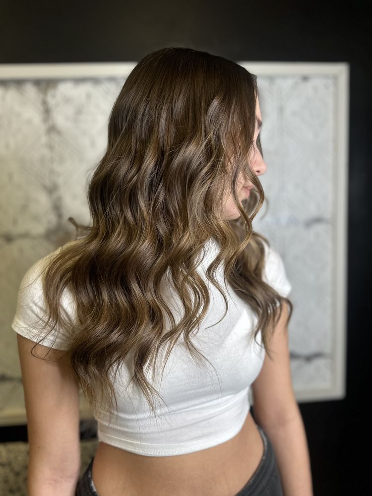 Morgan Color Extensions - New Ends Salon Logo