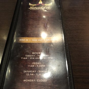 Swaddee Thai - Menu - Thai Near Me - Flagstaff, Arizona
