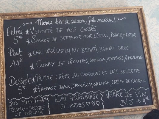 Menu photo 2 Cantine Vagabonde Paris 18, 75