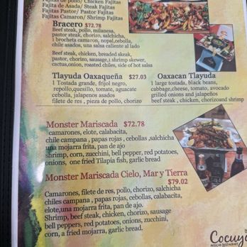 Cocuyo’s Restaurant - Mexican Near Me - Soledad, California
