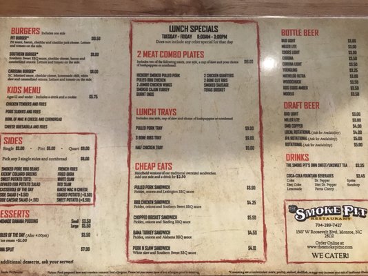 Menu photo 8 The Smoke Pit Monroe, NC Menu photo 8 The Smoke Pit Monroe, NC