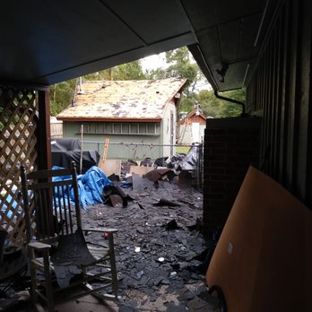 Covered Roofing - Roofing debris that magically disappeared by end of day. - Roofing Near Me - Conroe, Texas