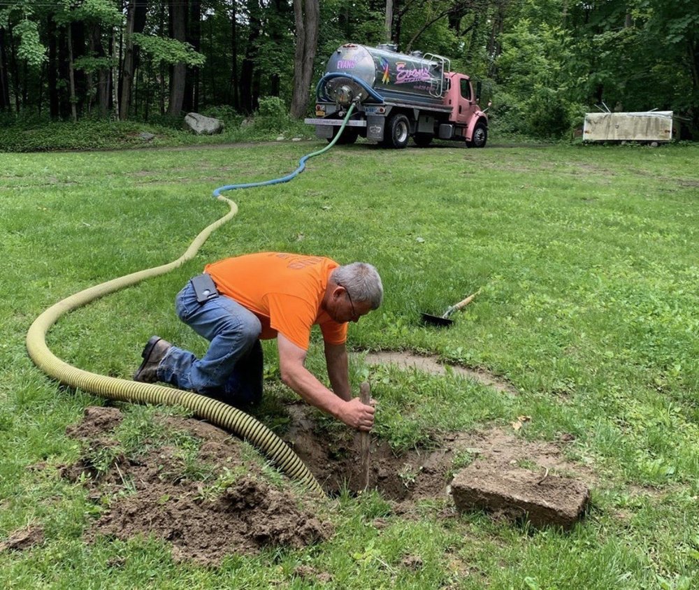 Slide of Evans Septic Tank