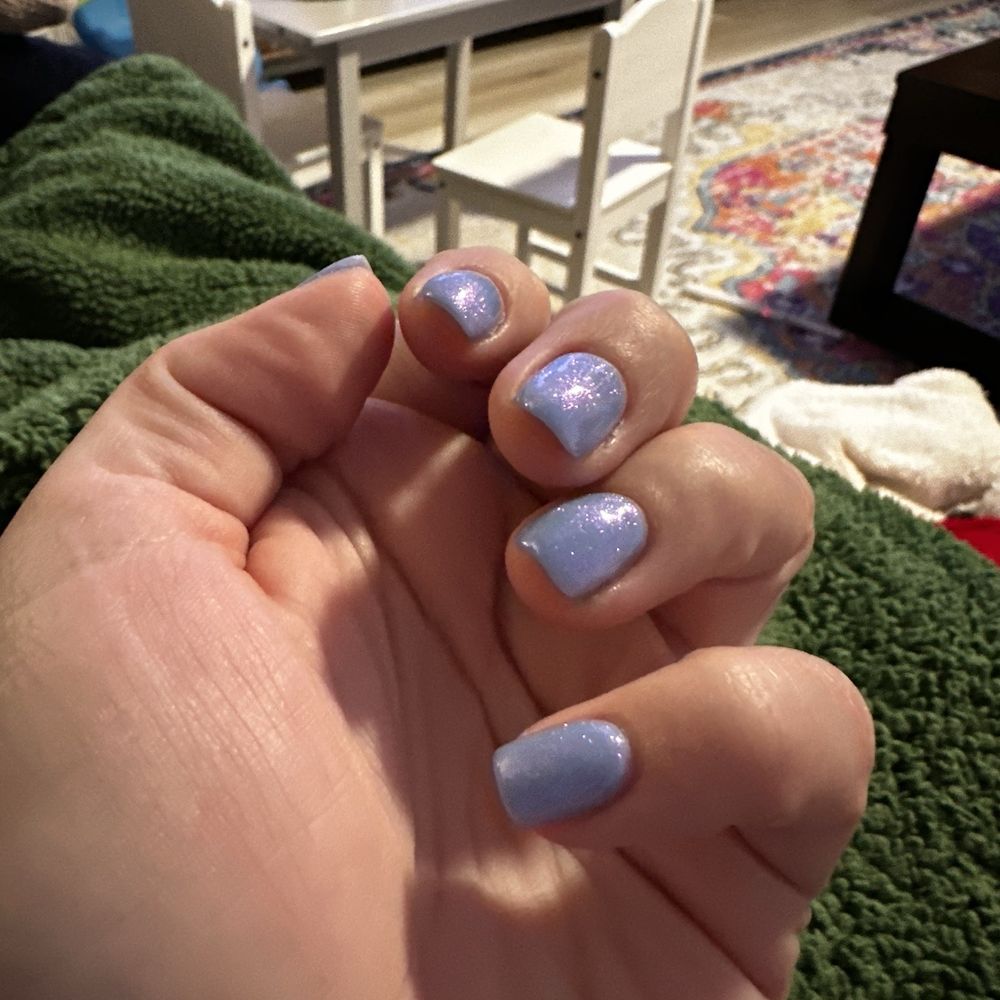 B Nails & Lashes - Dip nail w gel glitter - Nail Salons Near Me - Las Vegas, Nevada