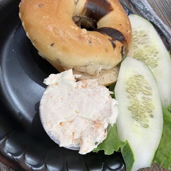 Bagels With Deli - Boca Raton - Marble bagel with lox spread - Bagels Near Me - Boca Raton, Florida Bagels With Deli - Boca Raton - Marble bagel with lox spread - Bagels Near Me - Boca Raton, Florida