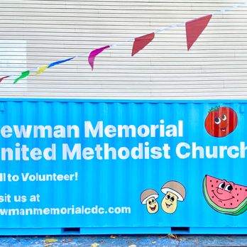 Dascool - One of three shipping containers painted by DASCOOL! for the Newman Memorial Food Pantry & United Methodist Church in Bed Stuy, New York. - Commissioned Artists Near Me Dascool - One of three shipping containers painted by DASCOOL! for the Newman Memorial Food Pantry & United Methodist Church in Bed Stuy, New York. - Commissioned Artists Near Me