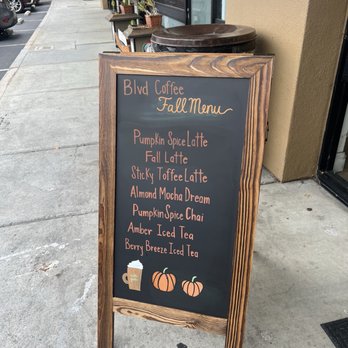 Blvd Coffee - Fall Menu 2024 - Coffee & Tea Near Me - San Jose, California Blvd Coffee - Fall Menu 2024 - Coffee & Tea Near Me - San Jose, California