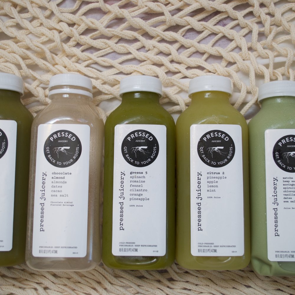 Pressed - One day juice cleanse (missing a second greens 3) - Ice Cream & Frozen Yogurt Near Me - Laguna Niguel, California