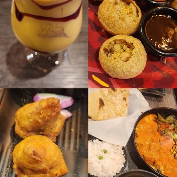 Paratha Wala - Mango Lassi, golgappa, samosa (my fave), chicken Tikka bowl, sang paneer, and roti. - Indian Near Me - Forest Hills, New York Paratha Wala - Mango Lassi, golgappa, samosa (my fave), chicken Tikka bowl, sang paneer, and roti. - Indian Near Me - Forest Hills, New York