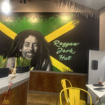 Reggae Jerk Hut - Display artwork was Dope - Caribbean Near Me - McKinney, Texas Reggae Jerk Hut - Display artwork was Dope - Caribbean Near Me - McKinney, Texas
