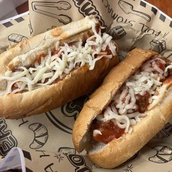Ham and cheese sandwich & meatball sub