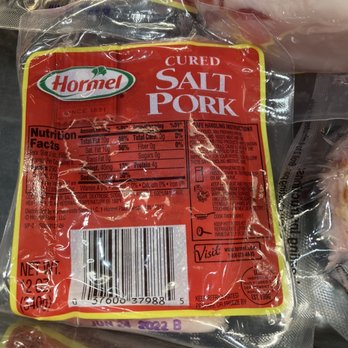Shaw's - Gotta have salt pork for the homemade beans - Grocery Near Me - Auburn, Maine