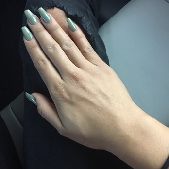California Nails & Day Spa - Pastel olive green gel acrylics by Miss Mhae and Miss Just. - Nail Salons Near Me - Taguig, NCR California Nails & Day Spa - Pastel olive green gel acrylics by Miss Mhae and Miss Just. - Nail Salons Near Me - Taguig, NCR