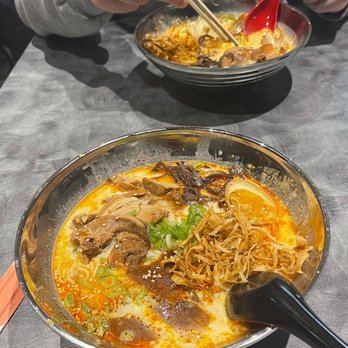 Shiromaru - Spicy tonkotsu ramen with chicken instead of pork - Ramen Near Me - Troy, Michigan Shiromaru - Spicy tonkotsu ramen with chicken instead of pork - Ramen Near Me - Troy, Michigan