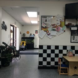 Accurate Auto Center - My view from the waiting room. BTW, I've also had them transport me back and forth from the house!