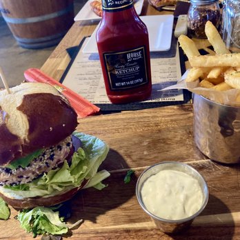 Barrel District - Sesame Crusted Ahi Burger - Pizza Near Me - Cathedral City, California Barrel District - Sesame Crusted Ahi Burger - Pizza Near Me - Cathedral City, California