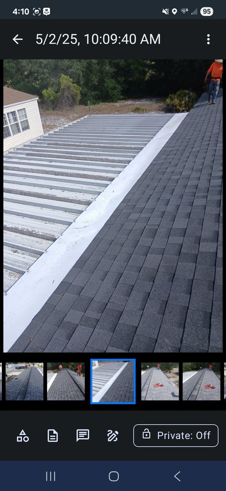 Slide of Olympus Roofing